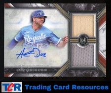 2022 Museum Collection Hunter Dozier Signature Swatches Dual Autographs #/399