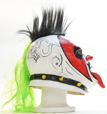 Mini Psycho Clown Signed Lucha Libre Mask BAS COA AAA DTU Pro Wrestling Auto 140