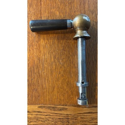 Vintage safe vault door handle assembly likely Herring Hall Marvin (HHM) 