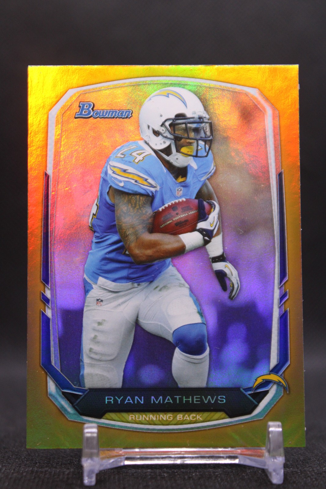 Ryan Mathews #62 2013 Bowman Gold San Diego Chargers SN/75