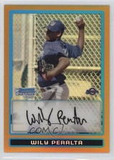 2009 Bowman Chrome Prospects Gold Refractor 15/50 Wily Peralta #BCP138 0o9
