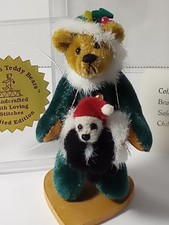 Vintage Little Gem Teddy Bear Nicolas Limited Edition With Panda 1995