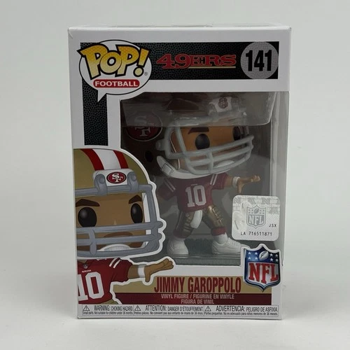 Damaged Box Funko Pop 141 Football Vinyl Jimmy Garoppolo San Francisco 49ers NFL