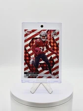 2025 Panini Mosaic Tez Johnson #316 Red and White Stripe Mosaic (RC) Color Match