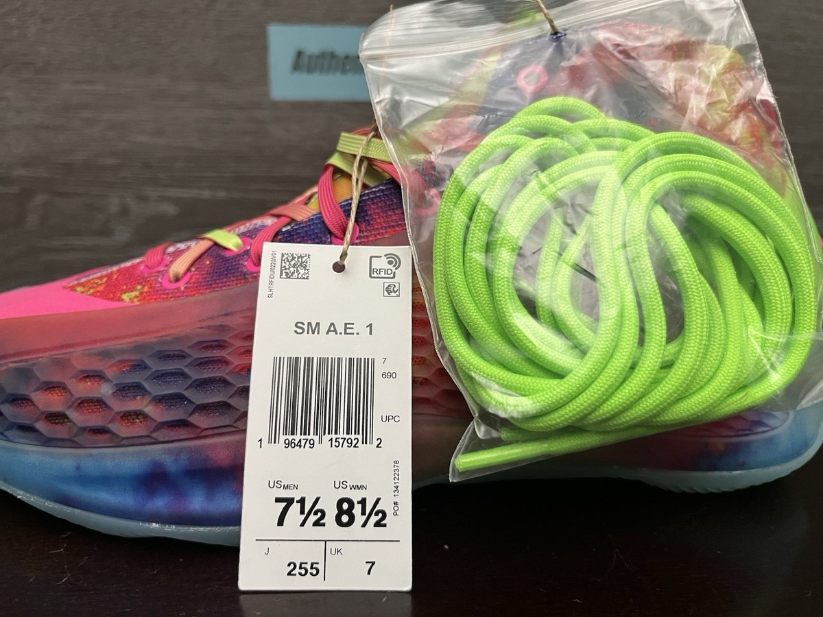 Adidas SM AE 1 Unreleased Men Size 5.5-7.5 Multicolor Cushioned Basketball Shoes BELIEVE THAT: People have been finding an unreleased pair of  main image 4