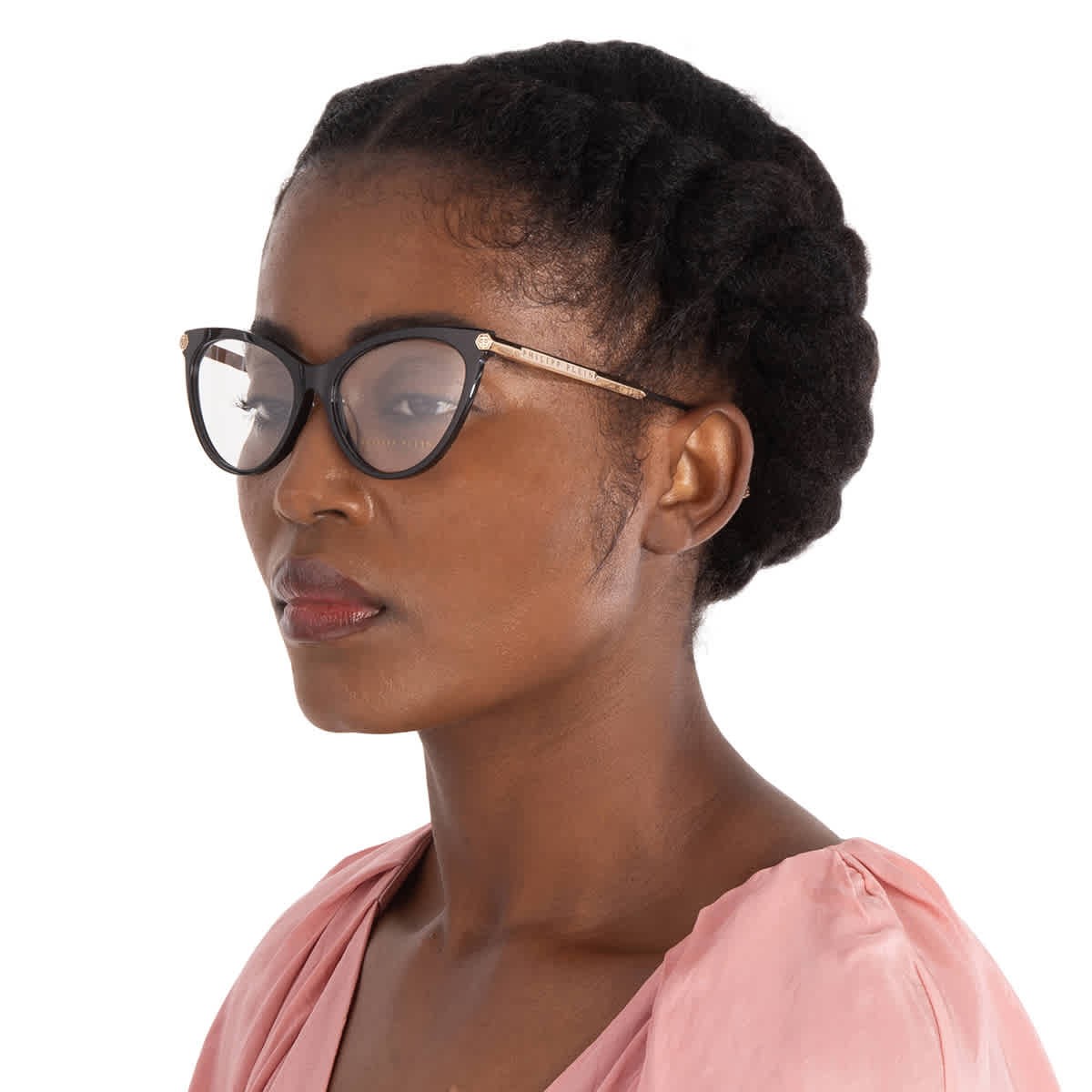 Philipp Plein Demo Cat Eye Ladies Eyeglasses VPP037S 0700 VPP037S 0700 24390₽