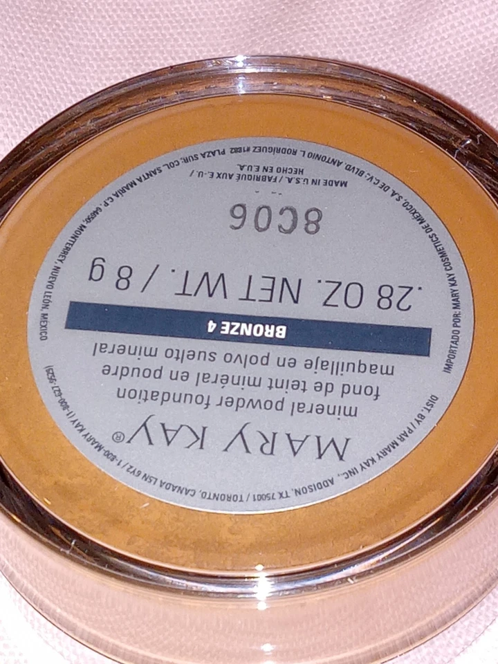MARY KAY Mineral Powder Foundation BRONZE 4 Discontinued 040991 New Full Size - Image 3 of 3