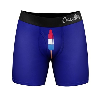 Mens Coolest Pop Boxer Briefs Funny Gift for Dad Father's Day Novelty Underwear