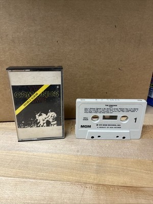 The Osmonds Live, MGM Records Double Album Cassette 1972. B3