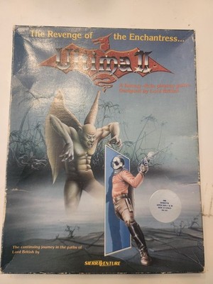 RARE Ultima II The Revenge of the Enchantress Sierra Aventure Apple II/II Game