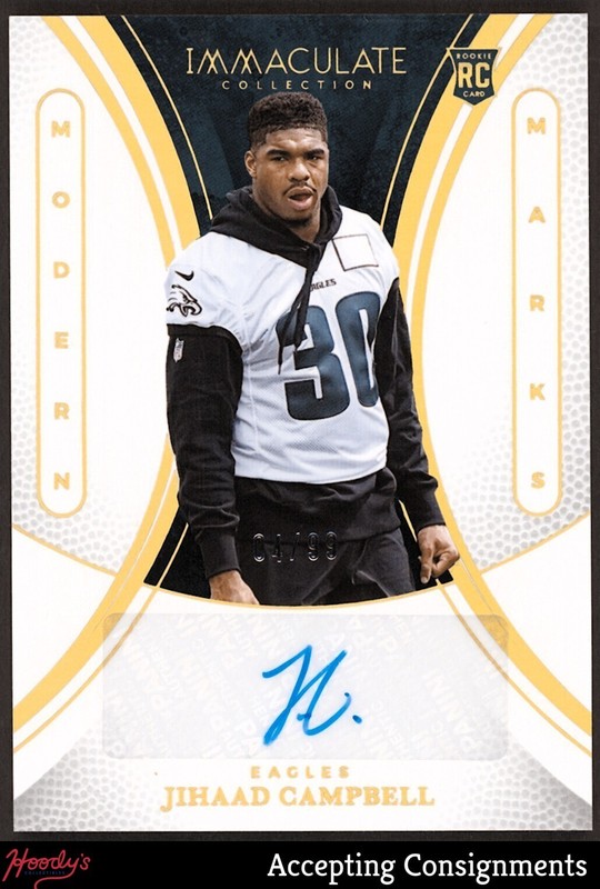 2025 Immaculate Collection Modern Marks #6 Jihaad Campbell RC ROOKIE AUTO 04/99
