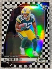 2024 Panini Prizm #374 MarShawn Lloyd - Black & White Checker RC