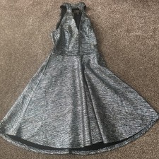 NEXT LIPSY - Size UK 6 - Blue and Silver Sparkle Party Dress