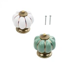 10 Pack Pumpkin Cabinet Knobs Decorative Cupboard Drawer Furniture Door Handles