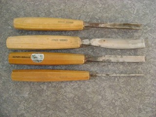 PFEIL "SWISS MADE" Wood Carving Wood Chisels 4 piece