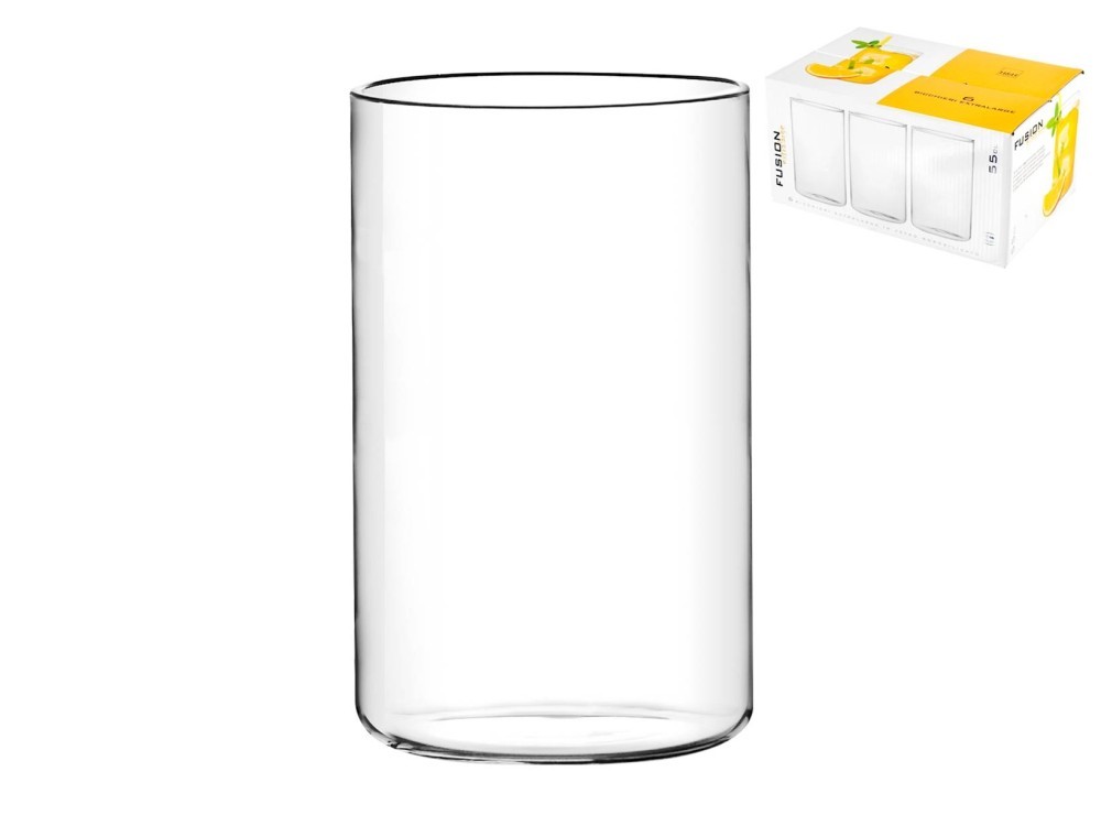 Pack Of 6 Borosilicate Glasses By Fusion Bibita