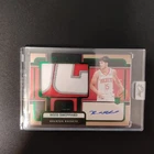 👑2024-25 PANINI ONE AND ONE PRECISION JERSEY AUTO GREEN 2/5 RC REED SHEPPARD