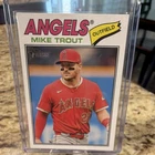 Topps Heritage Mike Trout Los Angeles Angels Lot 2 MLB Baseball Cards