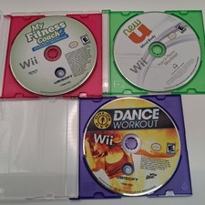 ​Lot of 3 Nintendo Wii Fitness Games - Gold's Gym, My Fitness Coach 2, New U 