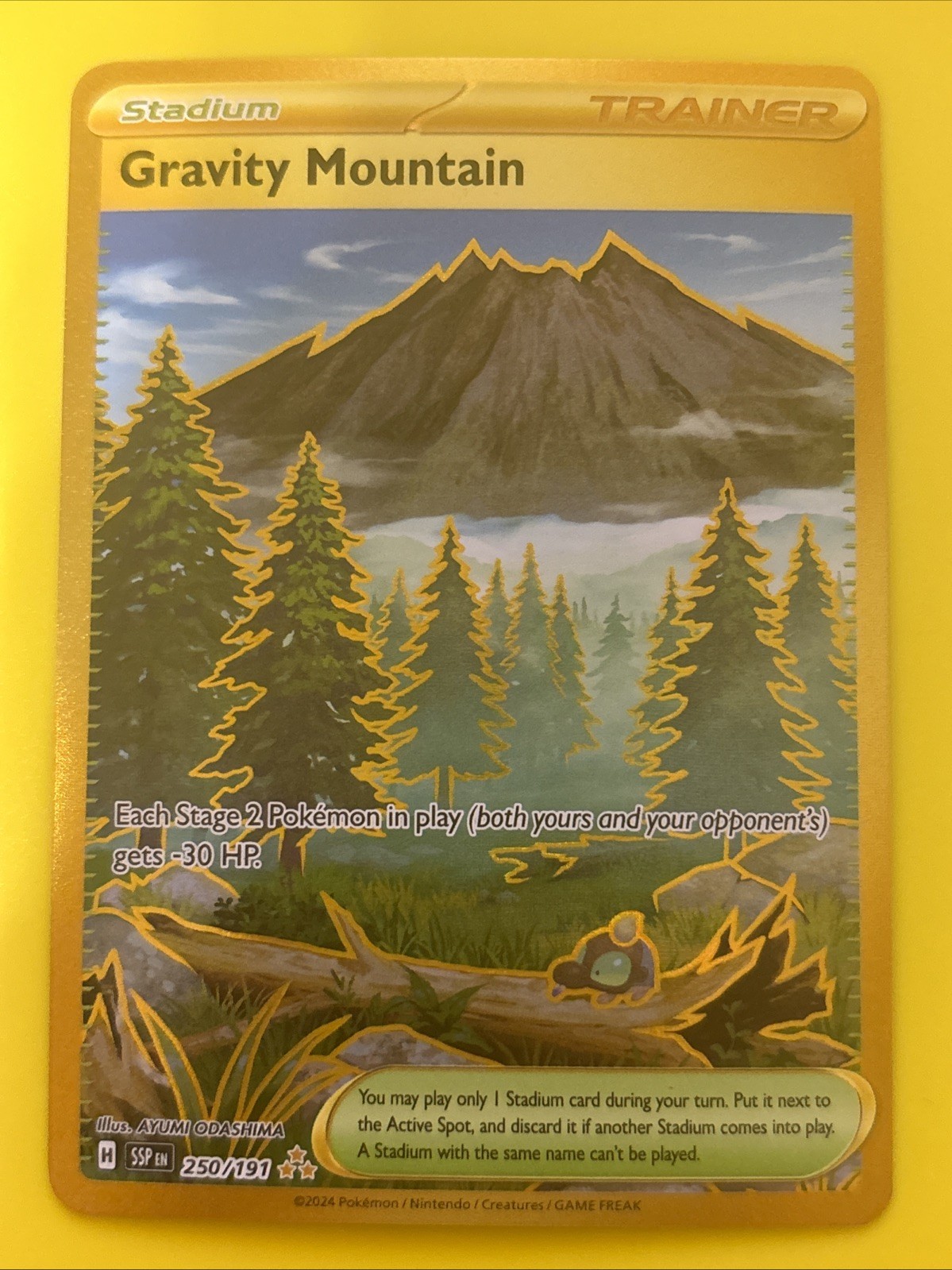 Gravity Mountain 2024 Scarlet & Violet: Surging Sparks #250/191 Hyper Rare  (Secret) Price Guide - Sports Card Investor