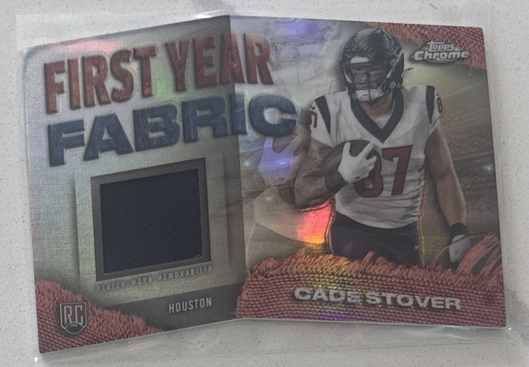 Cade Stover Topps Chrome First Year Fabric #FYFCS Base