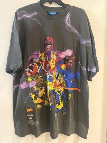 NWT Civil Regime x X-Men Marvel 97 Mutant Proud Tee L Vintage Wash Oversized Fit