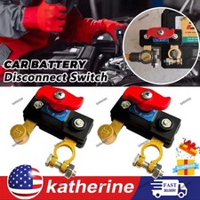 1/2PC Universal Battery Disconnect Switch 12V / 24V Cut Off Isolator for Cars RV