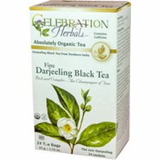 Thé Noir Darjeeling Bio 24 Sachets Par Celebration Herbals