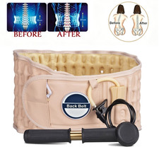 Decompression Back Brace Lumbar Belt Spinal Support  Extender Belt Air Traction