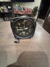 Vintage Kollsman Altimeter Altitude Aviation Airplane Gauge Instrument Indicator