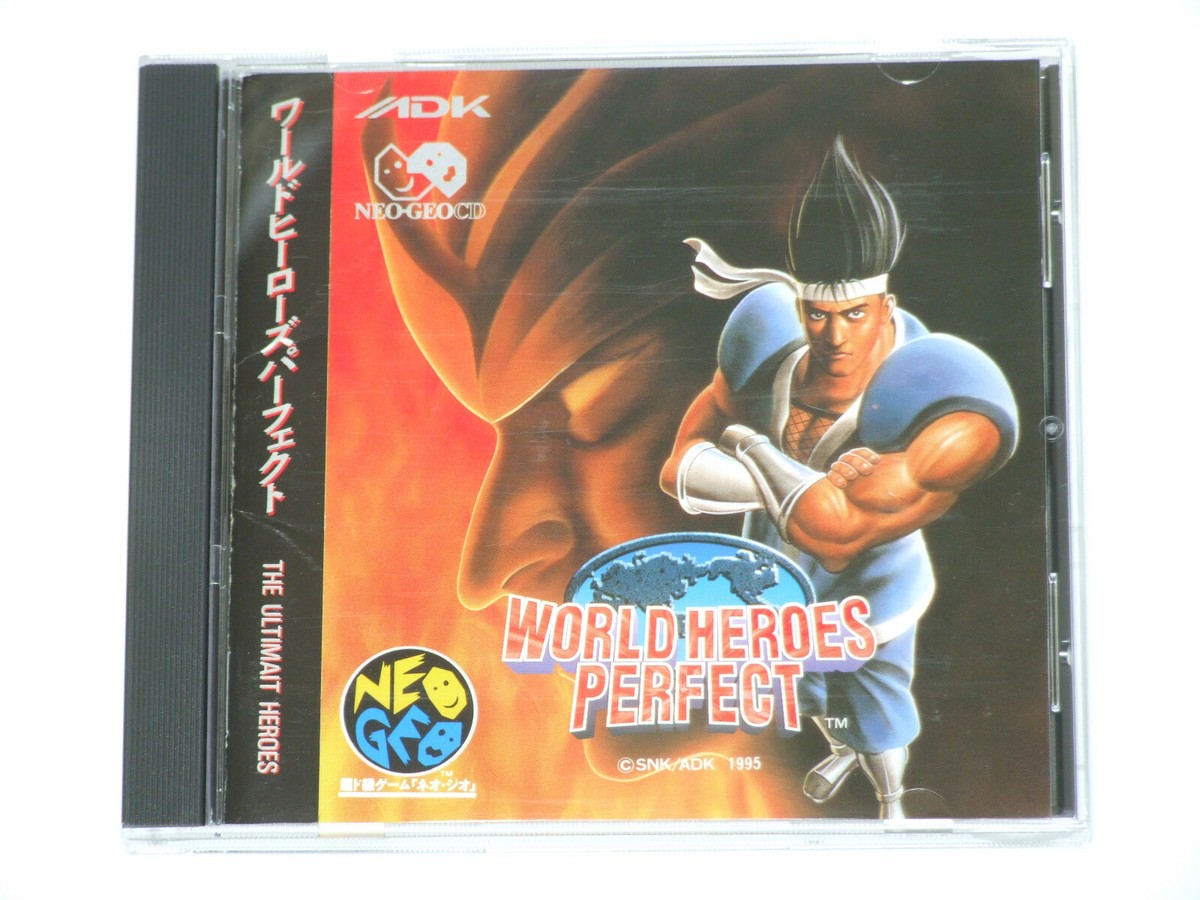 SNK Neo Geo CD World Heroes Perfect ADK Video Game CMK | eBay 