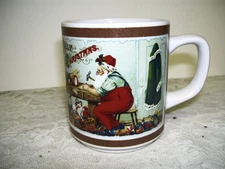 1985 Vintage Santa Claus Cup  1910 St Nicholas Mrs Grossman's Paper Co  
