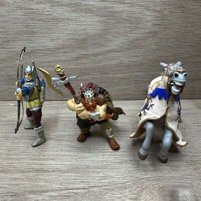 Papo Archer Dwarf & Horse Lot
