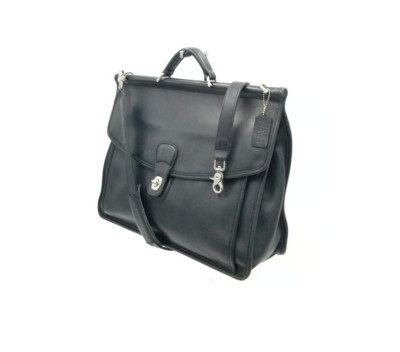 Coach G7C-5266 Vintage Beekman Black Leather Briefcase/Laptop Bag