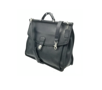 Coach G7C-5266 Vintage Beekman Black Leather Briefcase