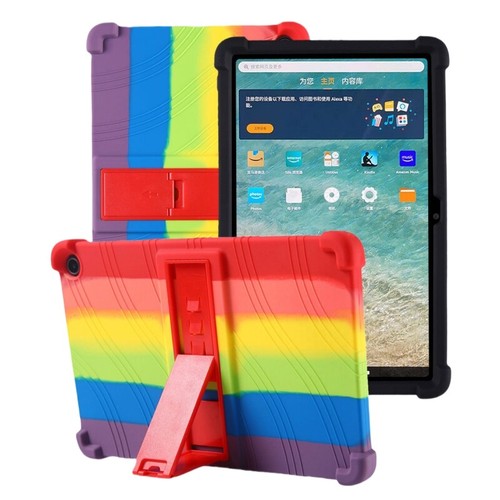 Shockproof Soft Silicone Case for Amazon Fire Max 11 2023 Tablet with Stand
