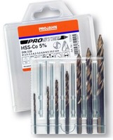 Projahn Spiralbohrer-Satz 7-Tlg. 2,5 - 10,2 Mm Hss-Co 5% Prostep Stufenbohrer
