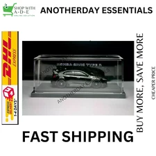 Hot Wheels CUSTOM-MADE Honda Civic FK8 Type R Black - Carbon Fiber Wrap, Nice!