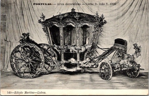 Cartolina Coche D Joao Portogallo - Foto 1 di 2