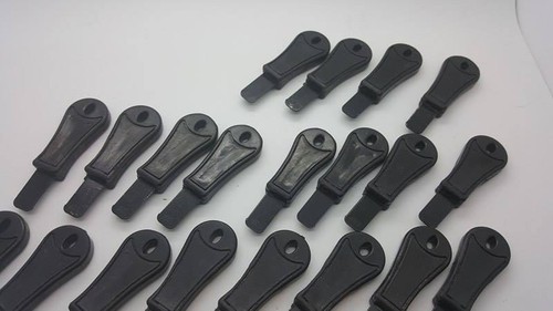20 Rod Striker/Scraper Blade Firesteel Ferro Flint Ferrocerium EDC BOB Black - Picture 6 of 8