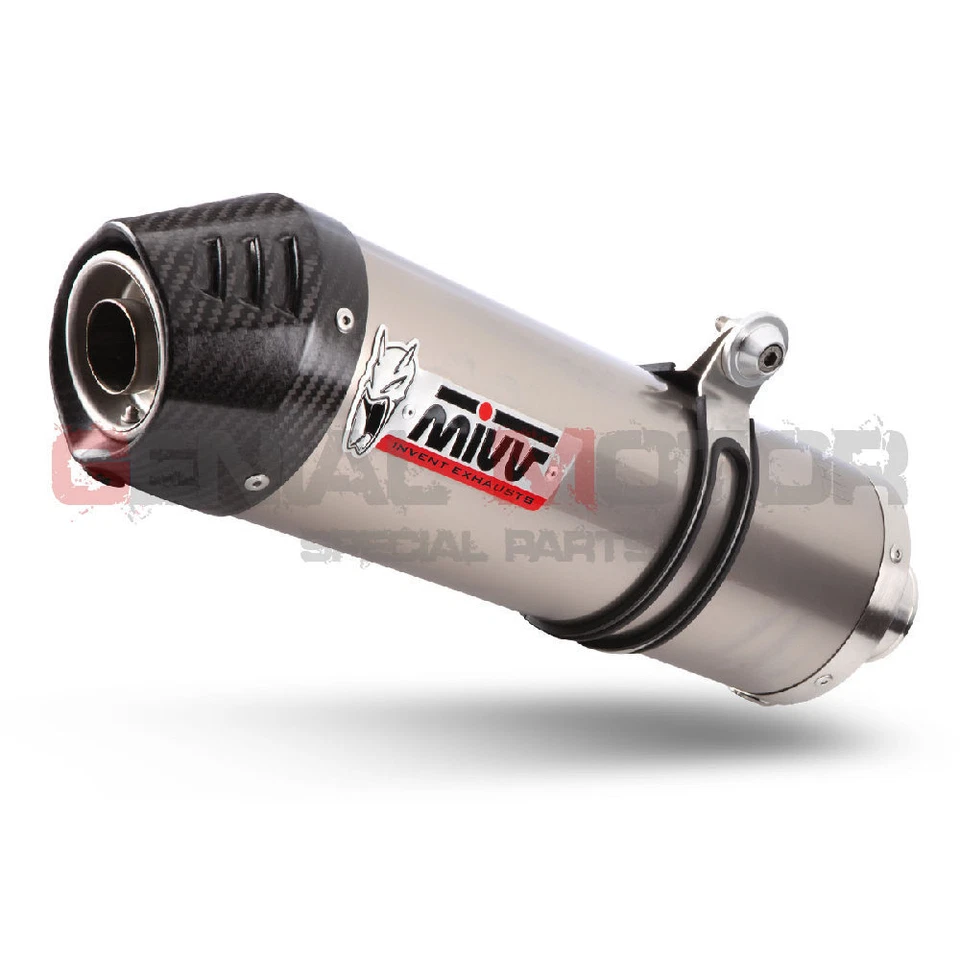 Scarico MIVV Oval Titanio Con Coppa Carbonio Ktm 1290 Superduke Gt 2016 > 2023 - Immagine 3 di 4