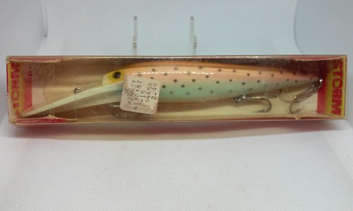 Ancien Leurre Crankbait Storm Little Mac – Leurre De Pêche Vintage Pour Tous Poissons D’eau Douce