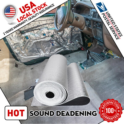 5mm 80''x40'' Firewall Sound Deadening Insulation Heat Barrier Noise Proof US