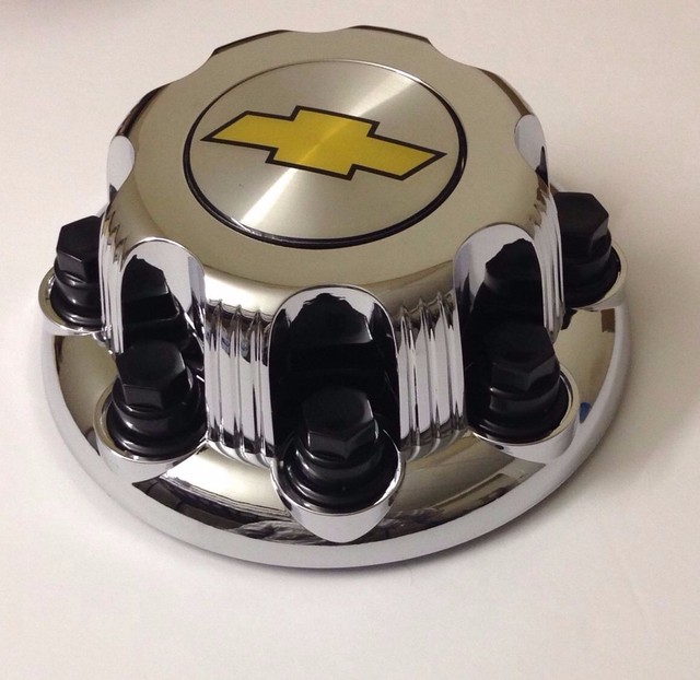 4 New Chevy Express Van 2500 3500 CHROME Center Hub Caps 9597163 8 LUGS