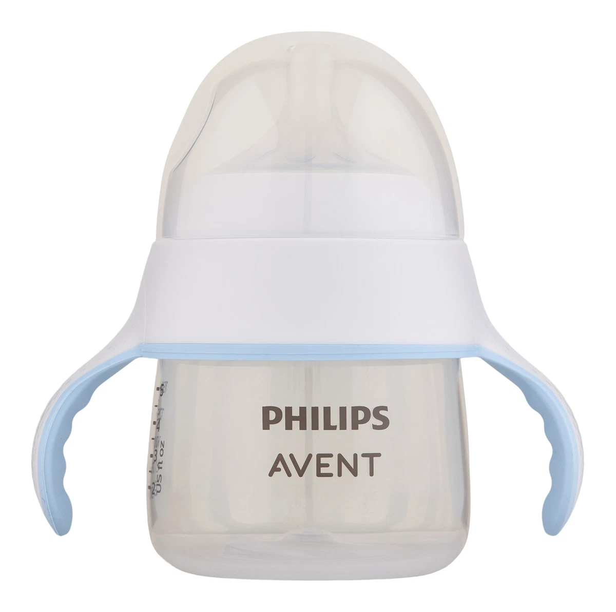 Philips Avent Trainer Sippy Cup w Fast Flow Nipple Soft Spout Clear 5oz