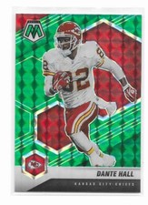 2021 Panini Mosaic Green Mosaic Prizm Dante Hall #2 Kansas City Chiefs