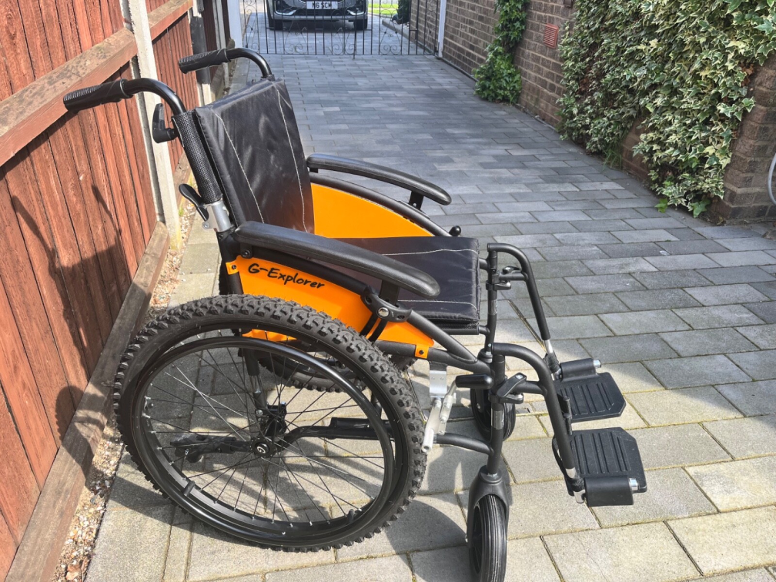 Excel GExplorer Self Propel All Terrain Wheelchair Black Frame 16 inch