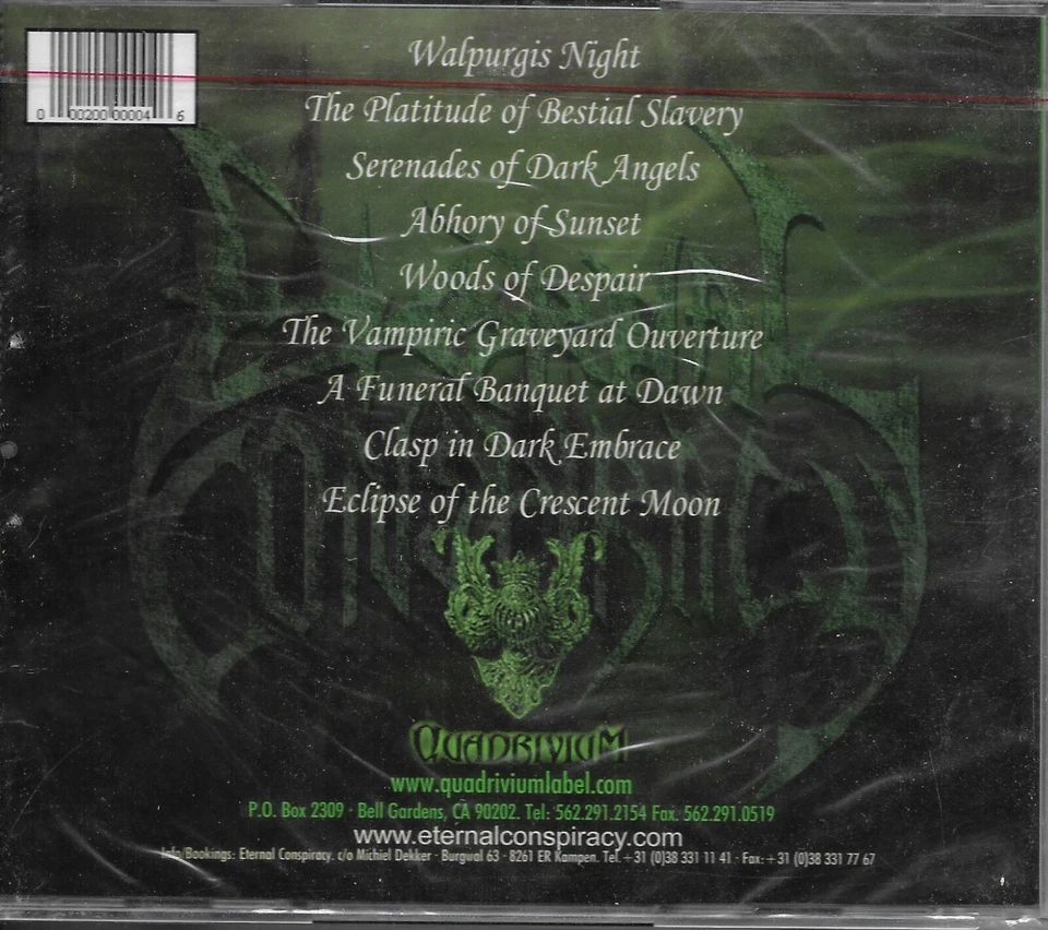 ETERNAL CONSPIRACY-DARK PERVERSITIES AT FUNERAL GROUNDS-CD-symphonic black metal Foto 2 de 2
