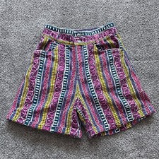 VTG Gitano Denim Shorts Wild Colorful Print Design High-Rise