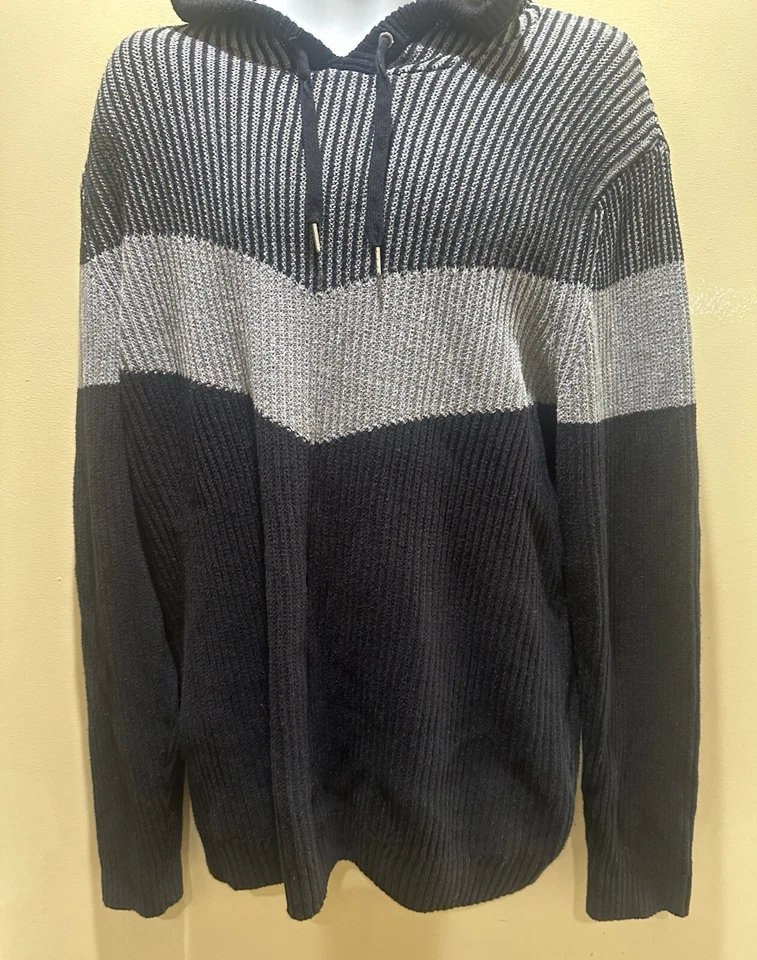 Мужской свитер с капюшоном размер XL - Изображение 2 из 4